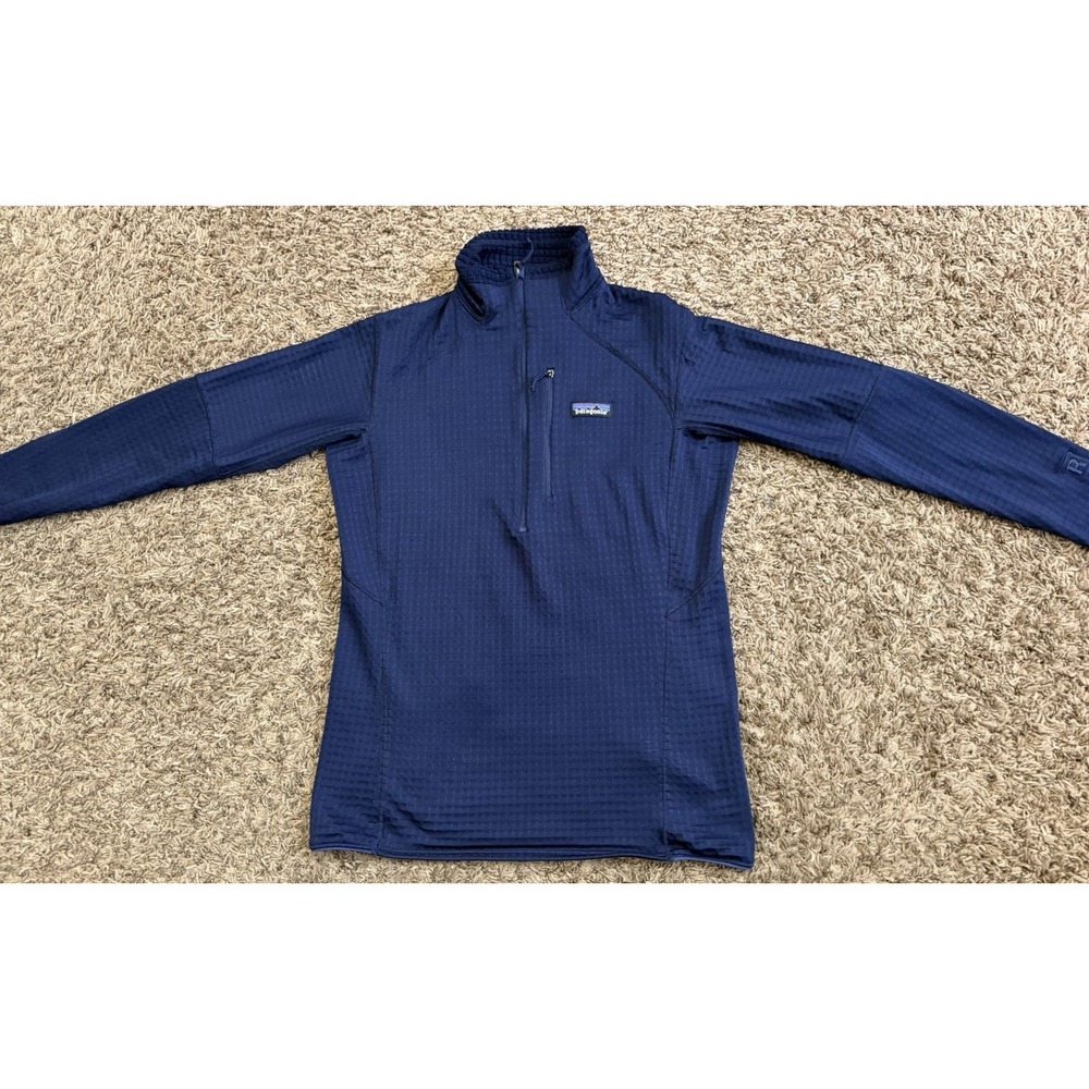 Patagonia R1 Quarter-Zip Pullover Navy Blue Women's Size Medium